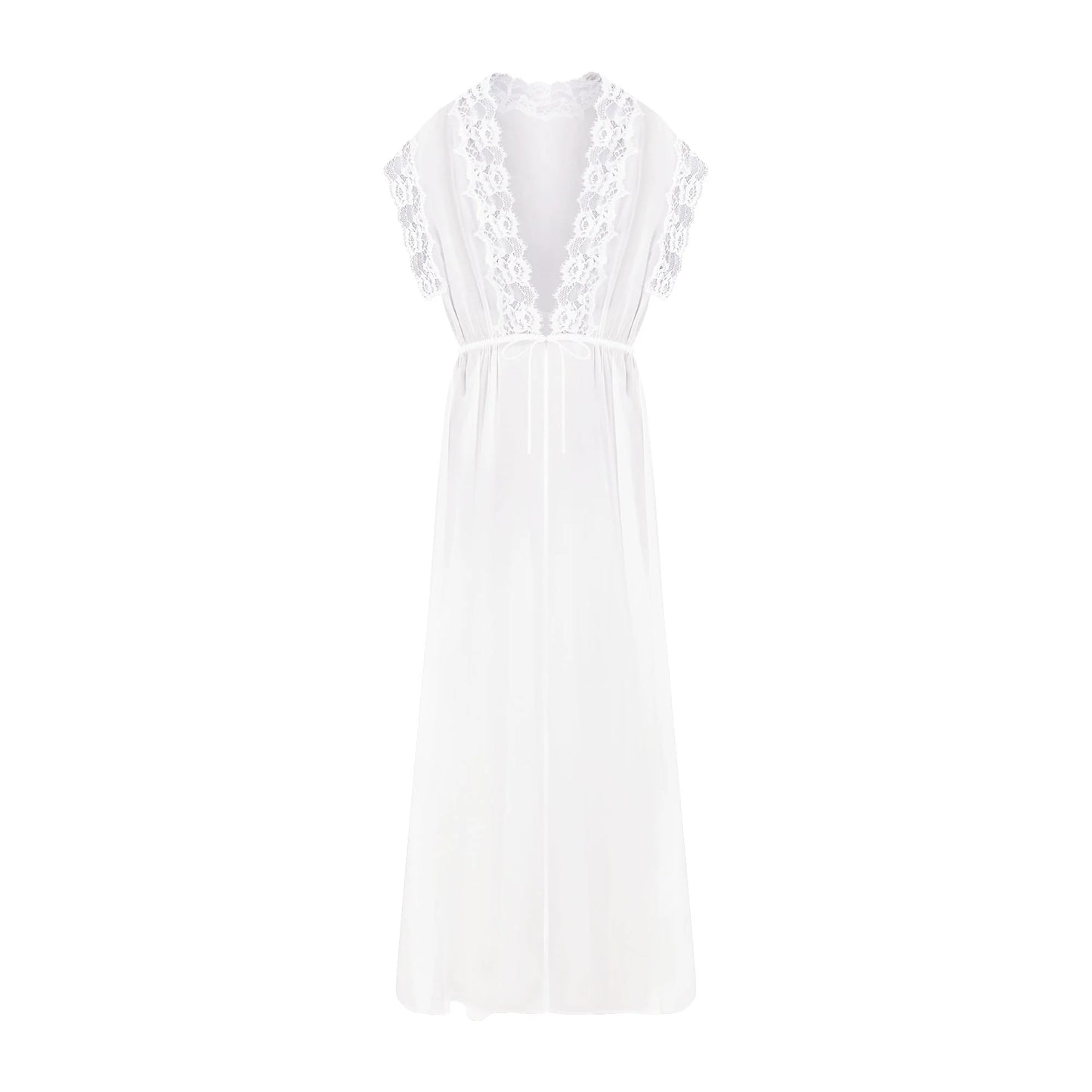SKIMS ROMANCE LONG ROBE | IVORY