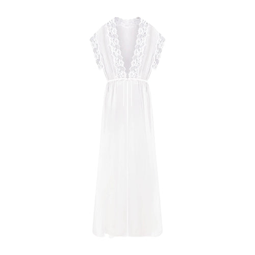 SKIMS ROMANCE LONG ROBE | IVORY