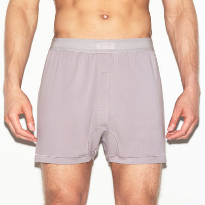 SKIMS COTTON MENS KNIT BOXER 3-PACK | RUSSET MULTI