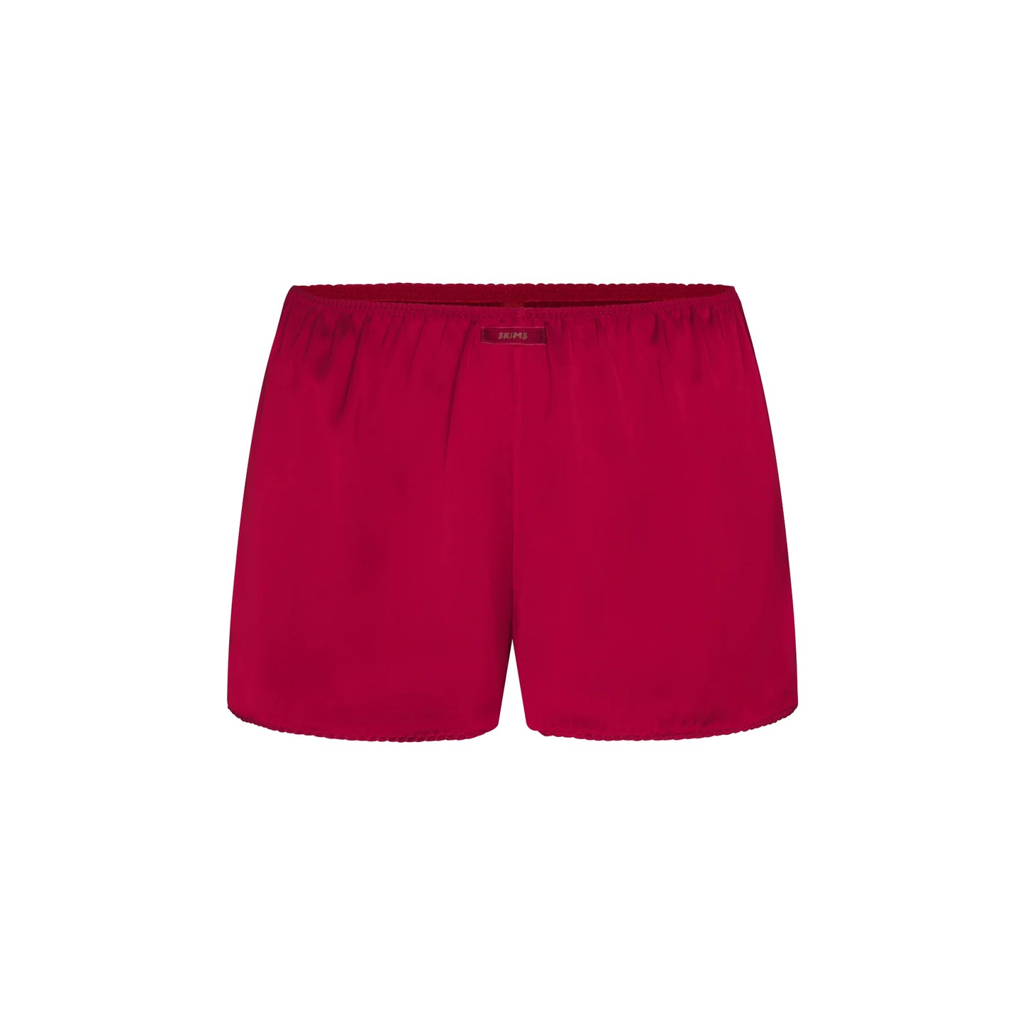 WOVEN SHINE CAMI AND SHORT SLEEP SET | BRICK