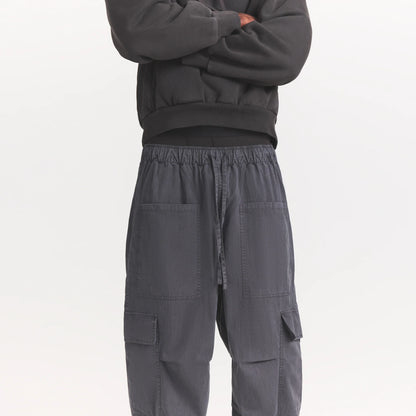 WOVEN MENS CARGO PANT | ASH