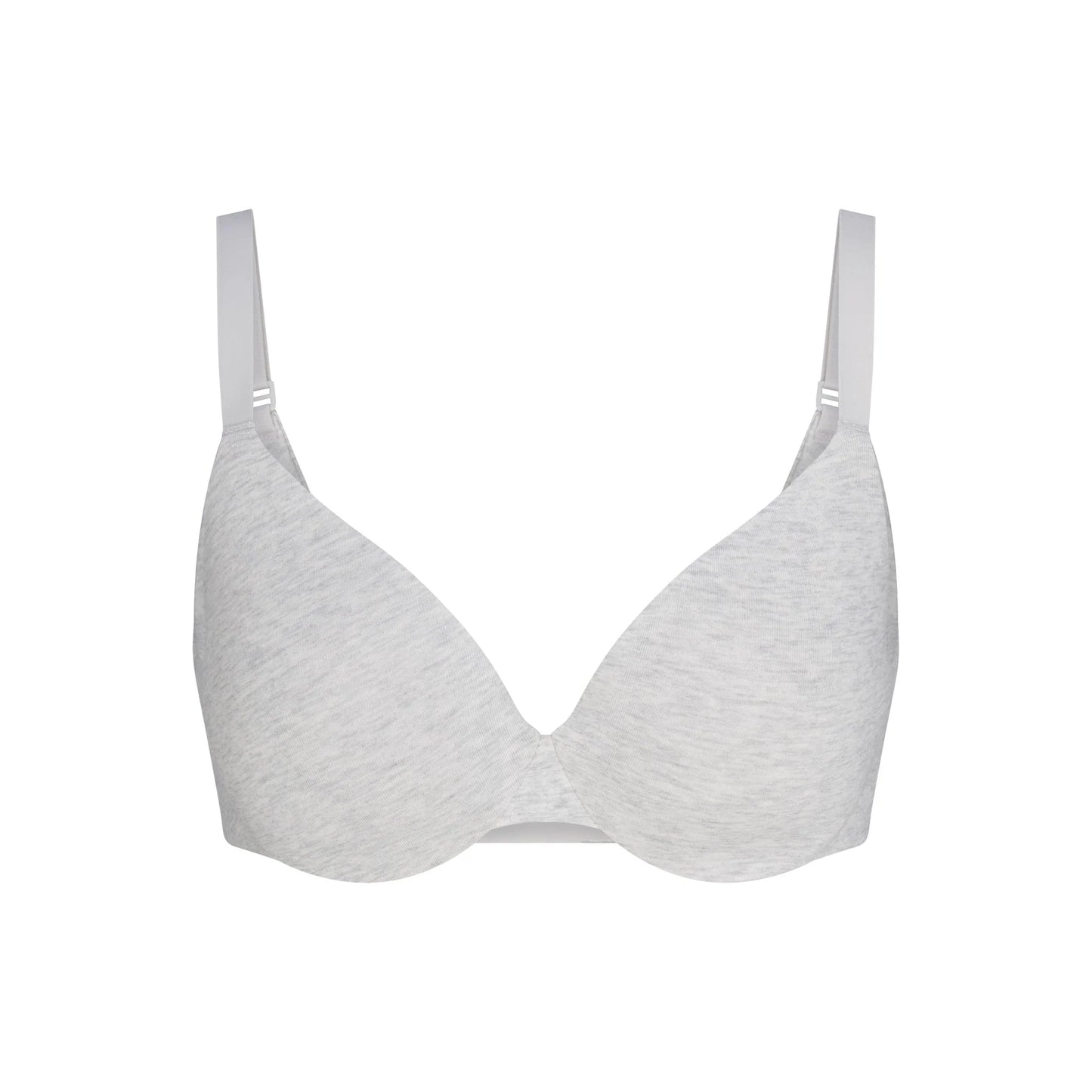 EVERYDAY COTTON FULL COVERAGE BRA | LIGHT HEATHER GREY