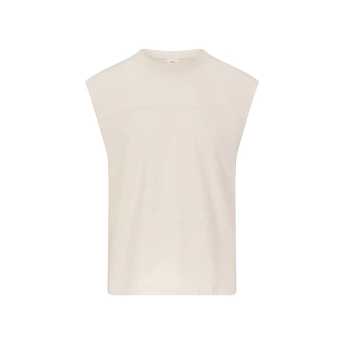 HEAVYWEIGHT COTTON MENS CROPPED MUSCLE TANK | BUFF
