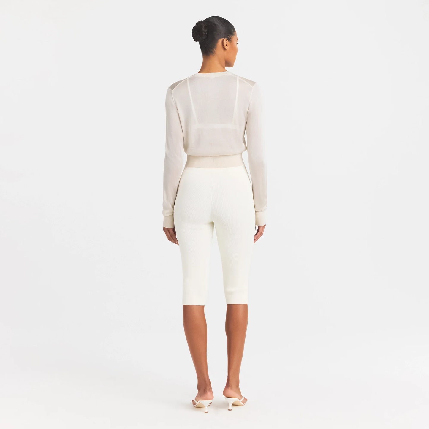 SLINKY KNIT CARDIGAN | BUFF