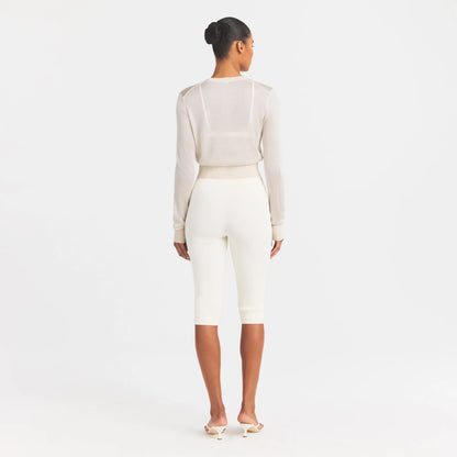 SLINKY KNIT CARDIGAN | BUFF
