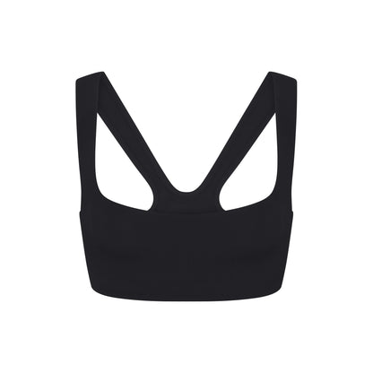 NikeSKIMS STUDIO STRETCH RACERBACK BRA | OBSIDIAN