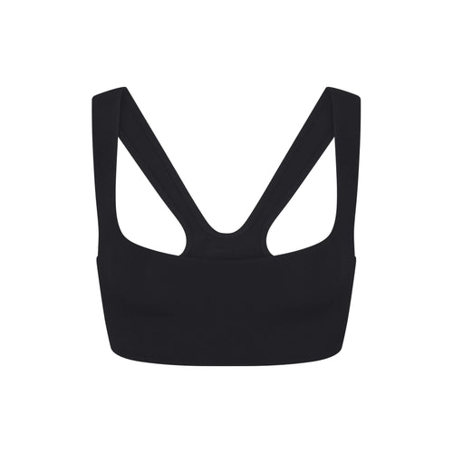 NikeSKIMS STUDIO STRETCH RACERBACK BRA | OBSIDIAN
