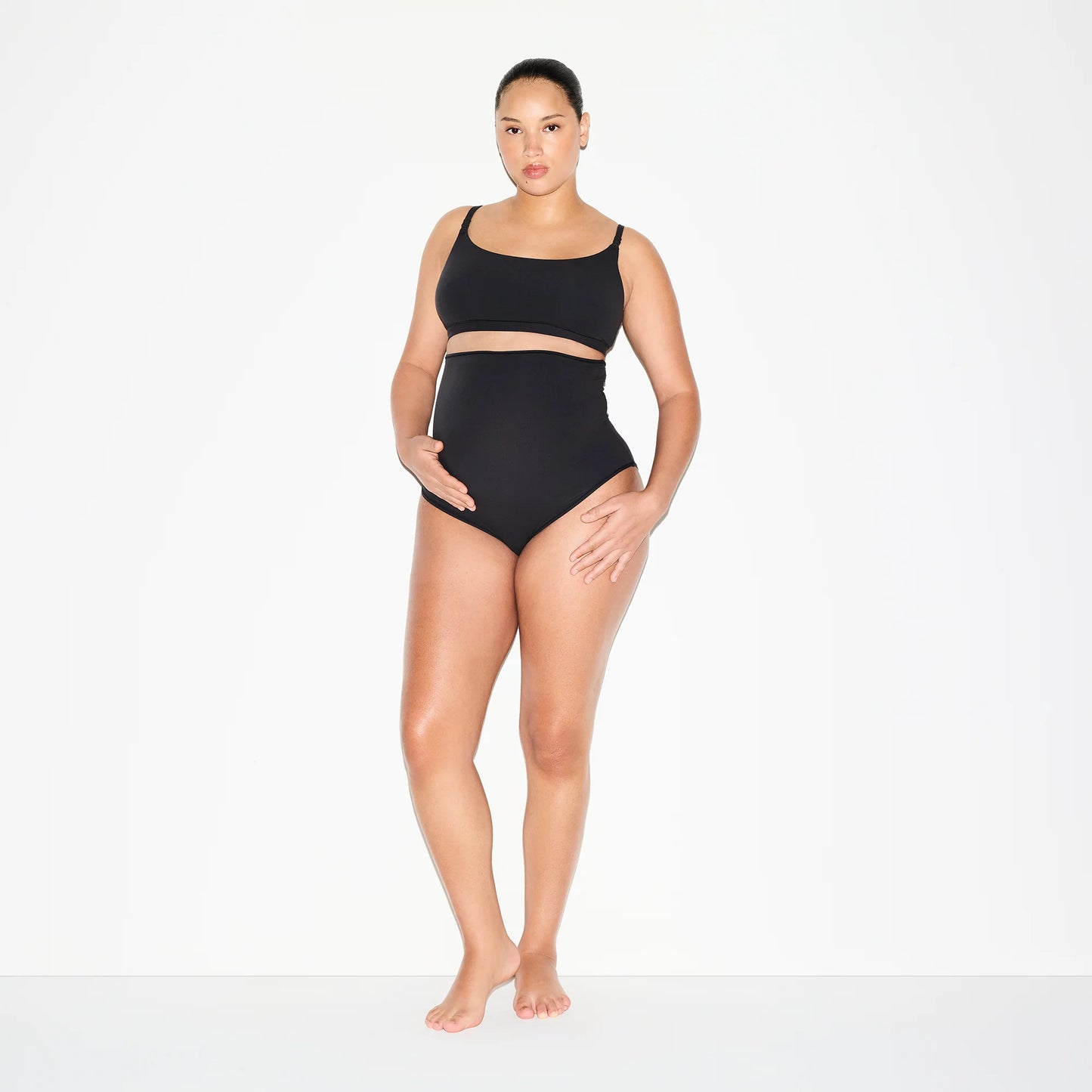 FITS EVERYBODY MATERNITY HIGH-WAISTED BRIEF 5-PACK | ONYX
