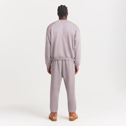 FLEECE LOUNGE MENS RELAXED HIGH CREWNECK | SHADOW