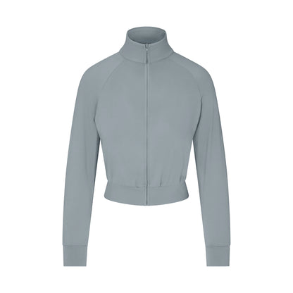 NikeSKIMS AIRY CROPPED TRACK JACKET | WASHED PACIFIC