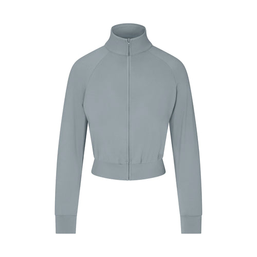 NikeSKIMS AIRY CROPPED TRACK JACKET | WASHED PACIFIC