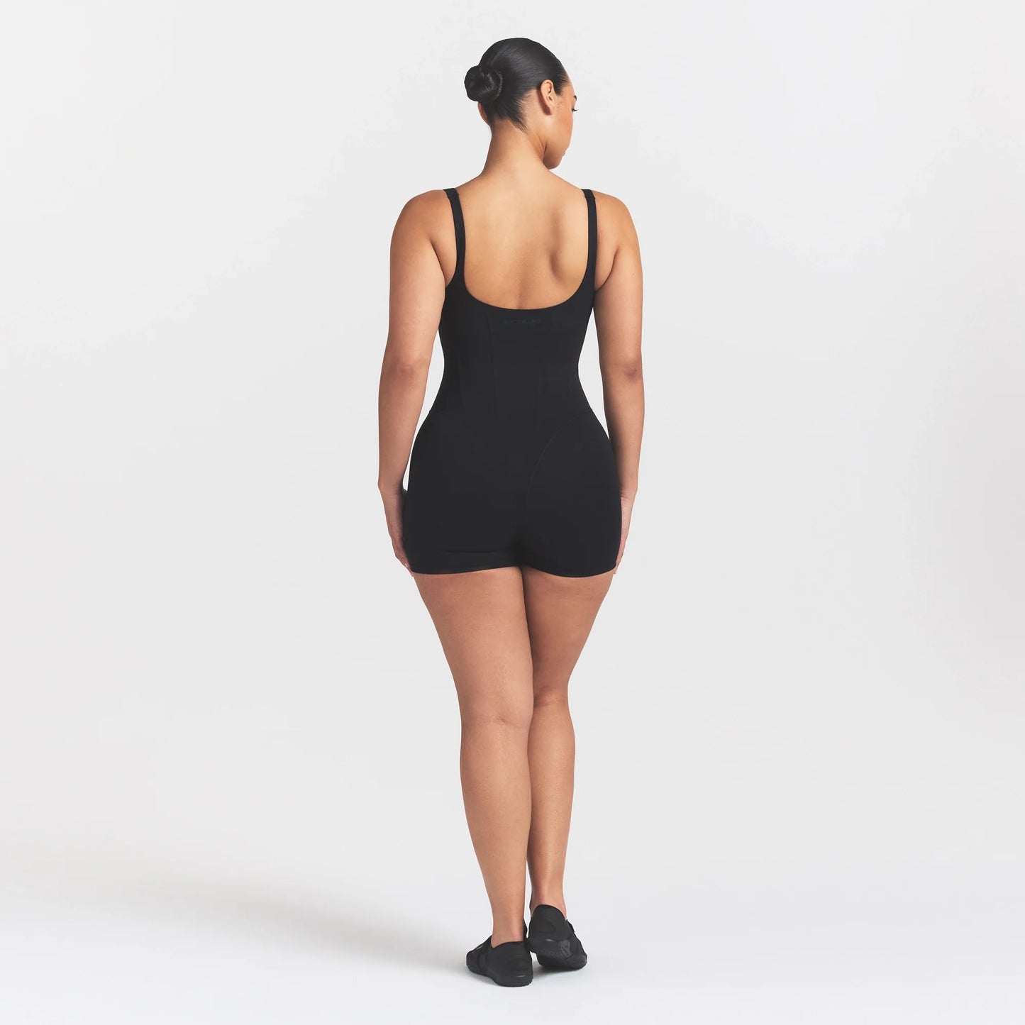 NikeSKIMS MATTE CORSET 2" ONE PIECE | OBSIDIAN