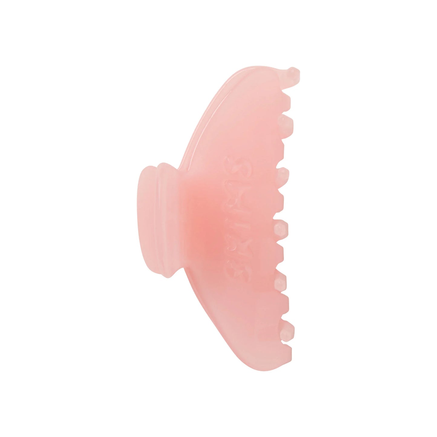 GETTING READY ACCESSORIES EMBOSSED LOGO MINI CLAW CLIP | PEONY