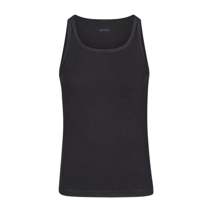 SKIMS COTTON MENS RIB TANK 3-PACK | ONYX
