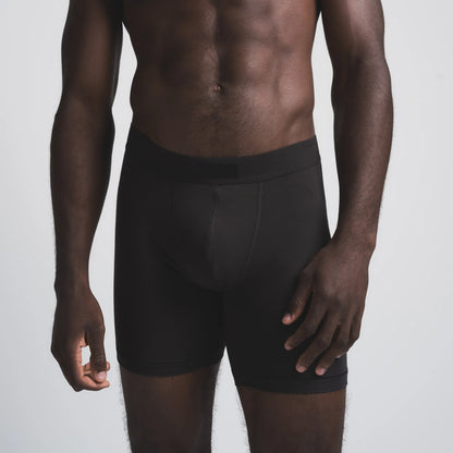 SKIMS COTTON MENS 5" BOXER BRIEF 5-PACK | ONYX