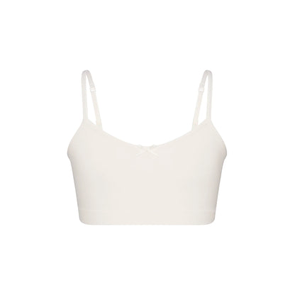 COTTON SEAMLESS JUNIORS BRALETTE 2-PACK | MARBLE AND BALLET