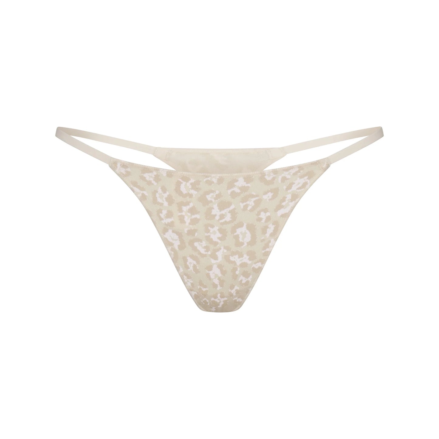LIGHTWEIGHT COTTON STRING THONG | DELTA LEOPARD