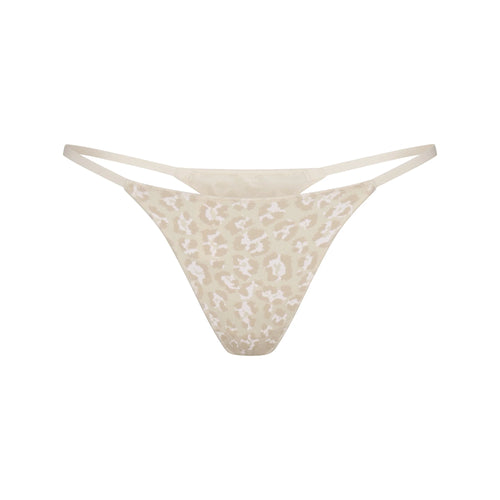 LIGHTWEIGHT COTTON STRING THONG | DELTA LEOPARD