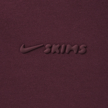 NikeSKIMS MATTE TRICOT TRACK JACKET | CURRANT