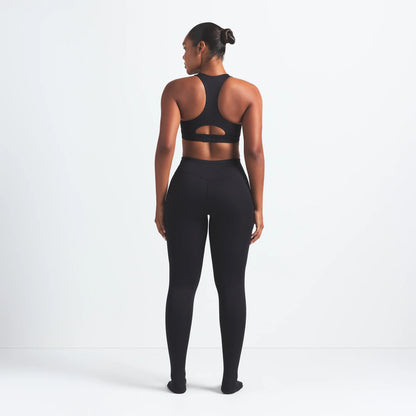 NikeSKIMS MATTE FOOTSIE GRIP LEGGING | OBSIDIAN
