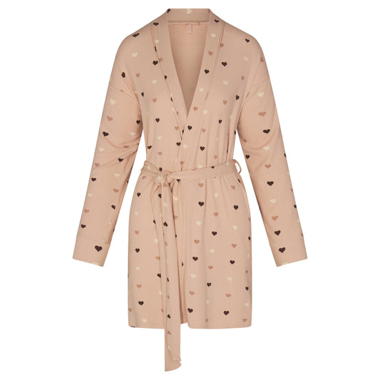 SOFT LOUNGE ROBE | MICA MINI HEART HALFDROP