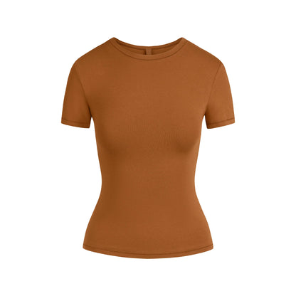 COTTON JERSEY T-SHIRT | CHAI
