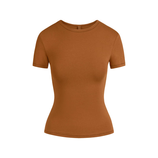 COTTON JERSEY T-SHIRT | CHAI