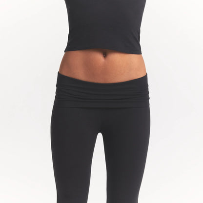 COTTON JERSEY FOLDOVER PANT | SOOT