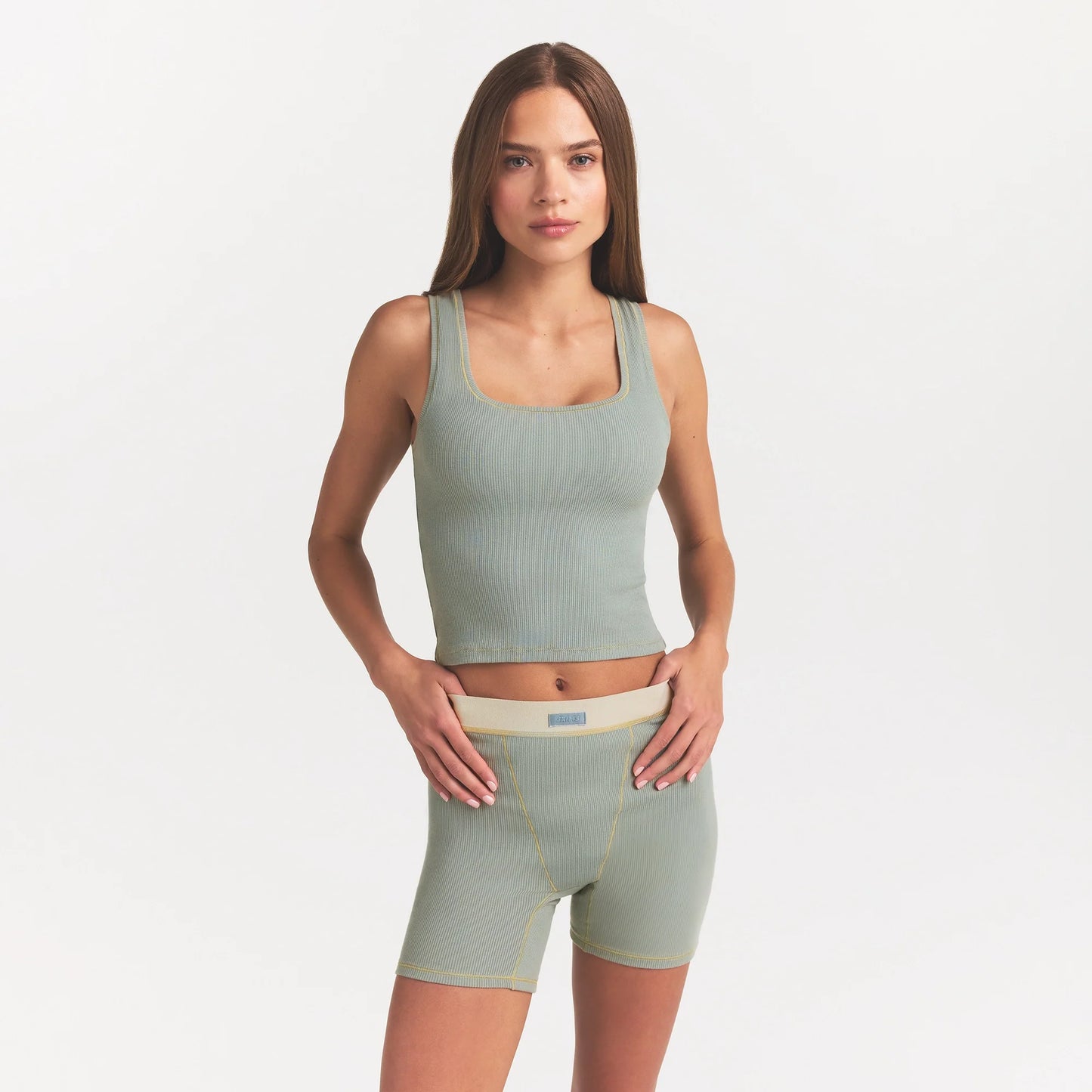 COTTON RIB BOXER | MINERAL
