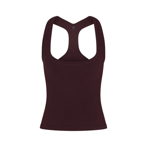 NikeSKIMS VINTAGE SEAMLESS RACERBACK TANK | CURRANT