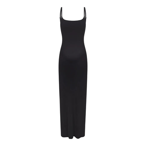 FITS EVERYBODY MATERNITY LONG SLIP DRESS | ONYX