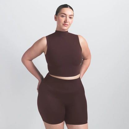 NikeSKIMS VINTAGE SEAMLESS MOCK NECK BRA TOP | PHOENIX