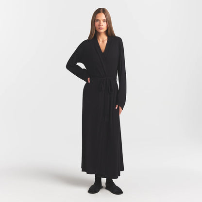SOFT LOUNGE LONG ROBE | ONYX