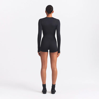 NikeSKIMS AIRY LONG SLEEVE ONE PIECE | OBSIDIAN
