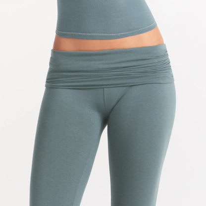 COTTON JERSEY FOLDOVER CAPRI | KYANITE
