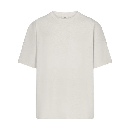 JERSEY LOUNGE MENS OVERSIZED T-SHIRT | CHALK HEATHER