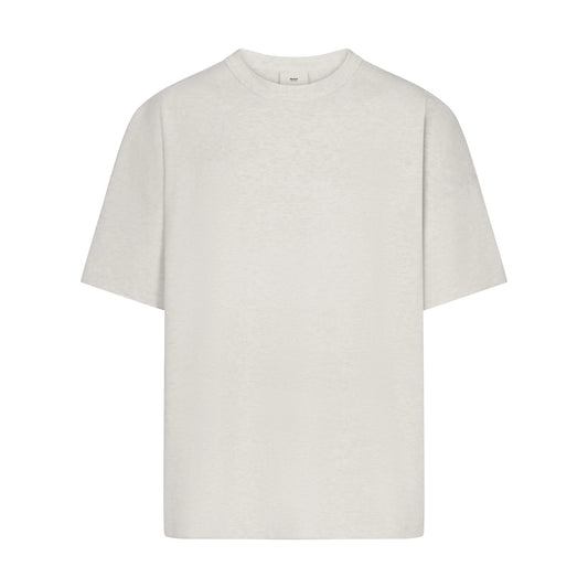 JERSEY LOUNGE MENS OVERSIZED T-SHIRT | CHALK HEATHER