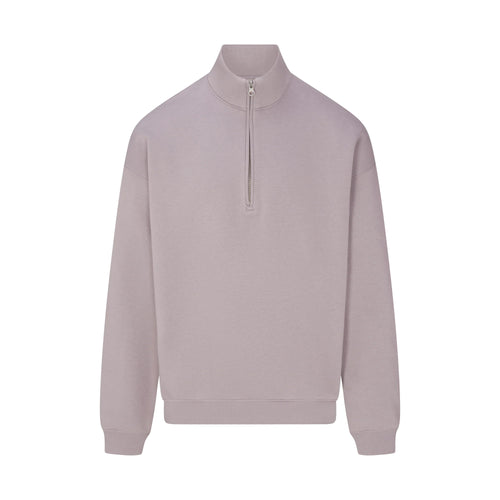 FLEECE LOUNGE MENS RELAXED QUARTER ZIP | SHADOW