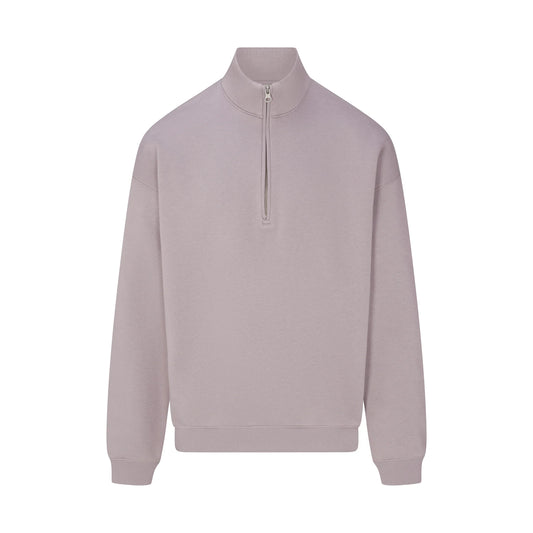 FLEECE LOUNGE MENS RELAXED QUARTER ZIP | SHADOW