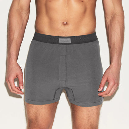 SKIMS COTTON MENS KNIT BOXER 3-PACK | HEATHER MULTI