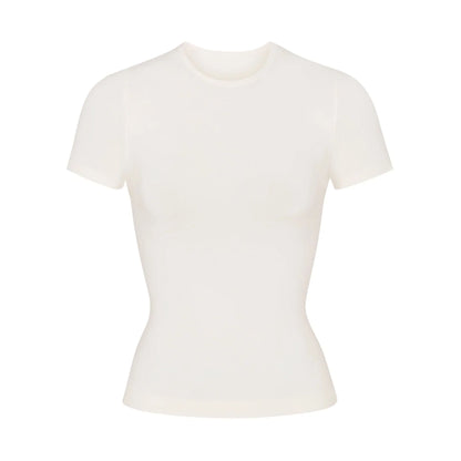 SOFT SMOOTHING SEAMLESS T-SHIRT | MARBLE