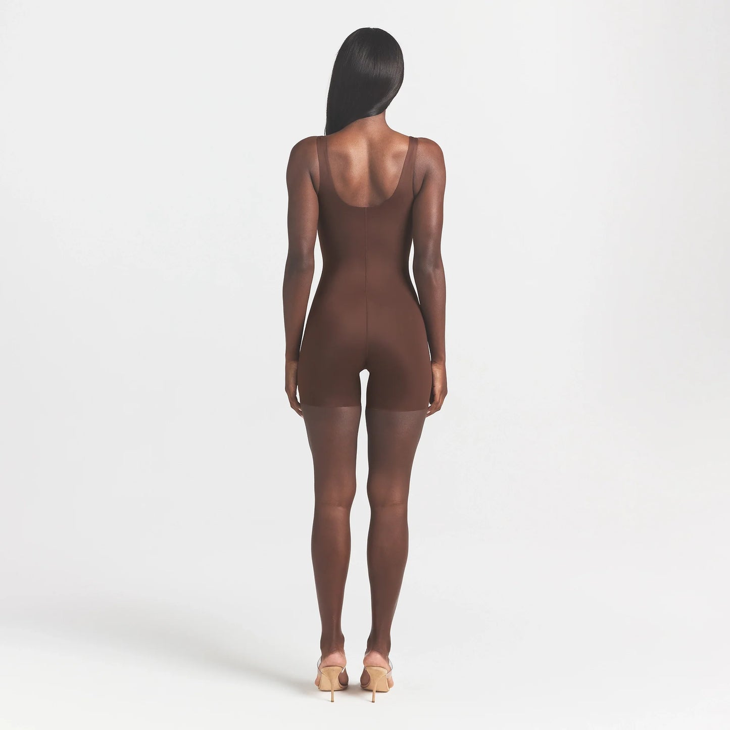COOL SHAPEWEAR MID THIGH BODYSUIT | COCOA