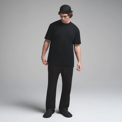 HEAVYWEIGHT COTTON MENS RELAXED T-SHIRT | OBSIDIAN