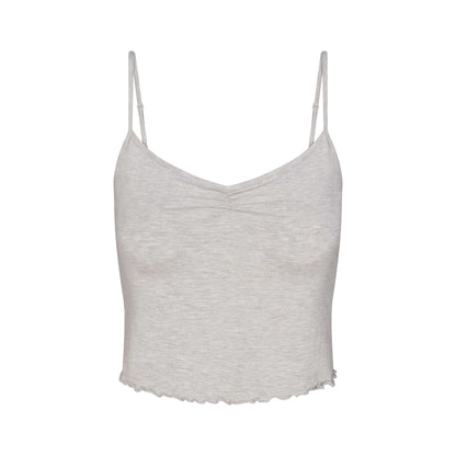 SKIMS SLEEP CAMI SET | LIGHT HEATHER GREY