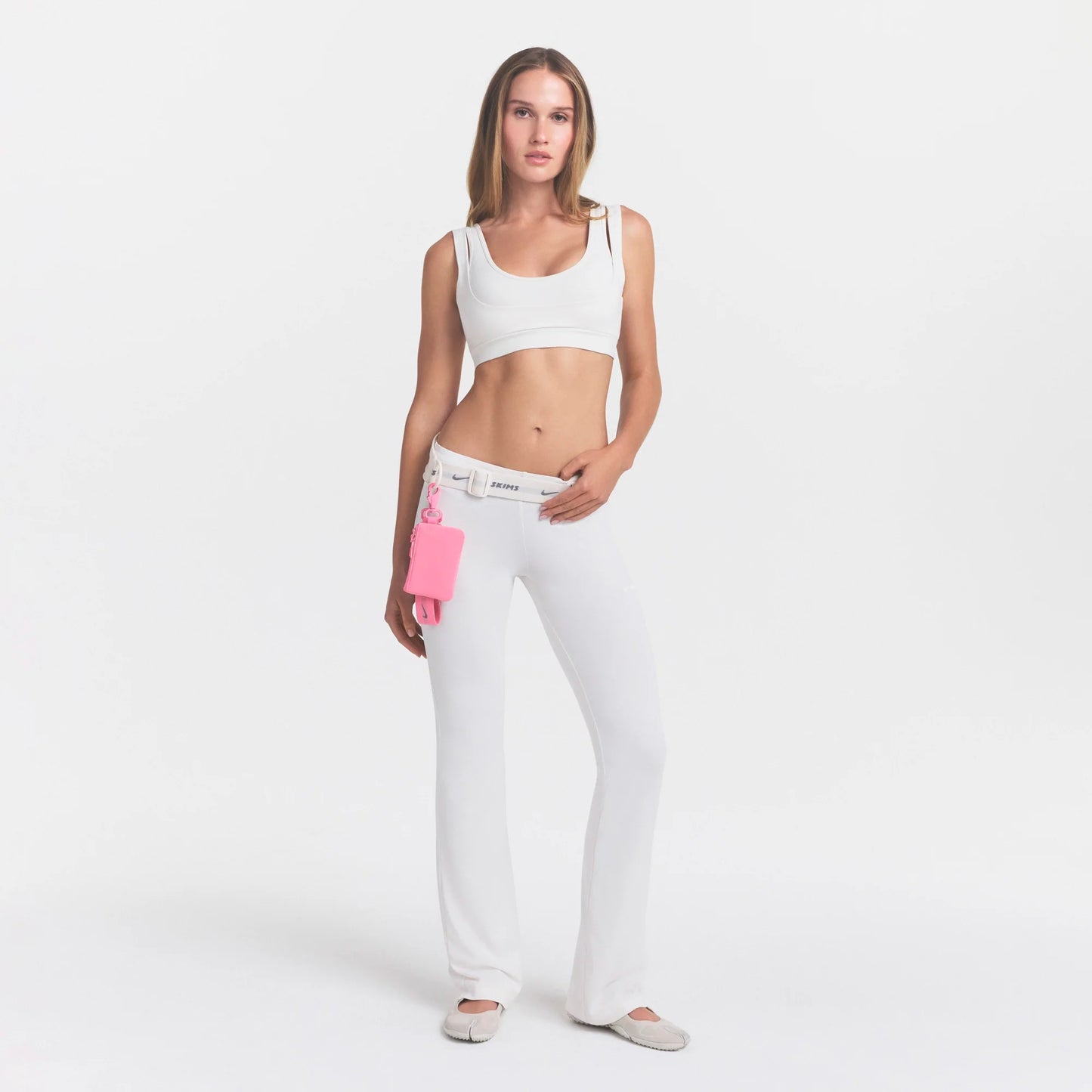 NikeSKIMS AIRY DRI-FIT™ LOW RISE MINI FLARE PANT | IVORY