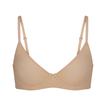 FITS EVERYBODY UNLINED DEMI BRA | CLAY