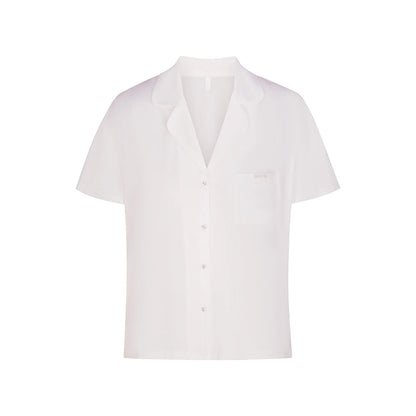ORGANIC COTTON SLEEP SHORT SLEEVE SET | SNOW