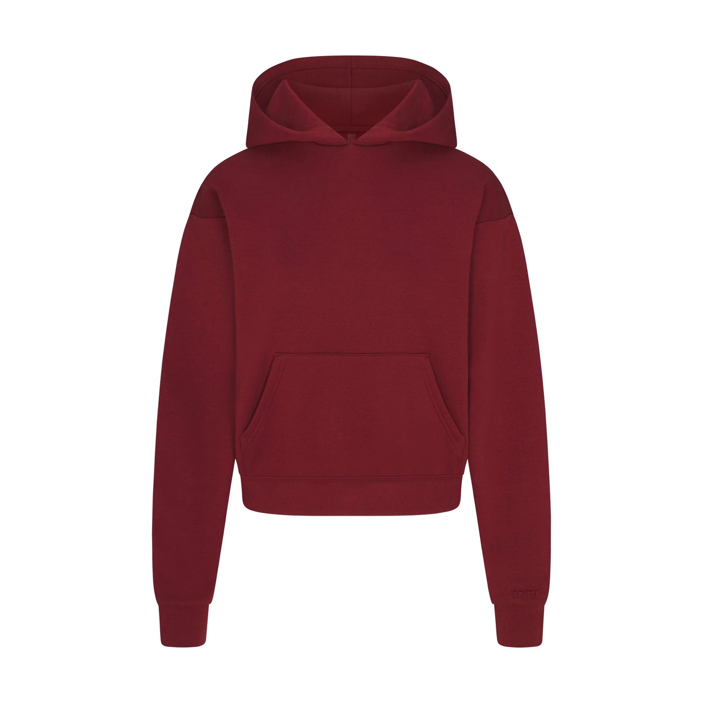 COTTON FLEECE CLASSIC HOODIE | MERLOT