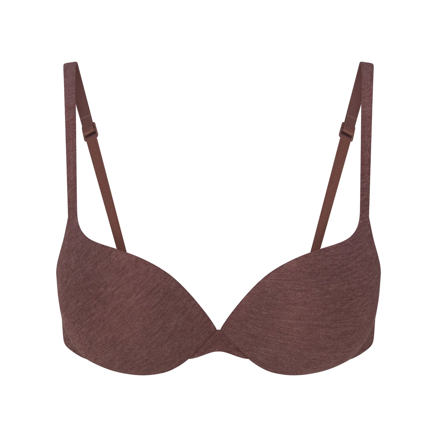 EVERYDAY COTTON ULTIMATE TEARDROP PUSH-UP BRA | COCOA HEATHER