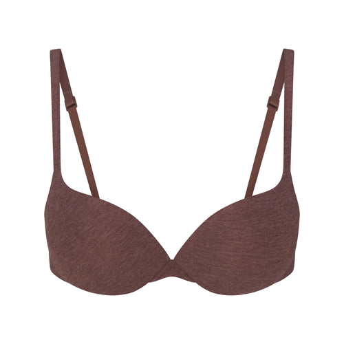 EVERYDAY COTTON ULTIMATE TEARDROP PUSH-UP BRA | COCOA HEATHER
